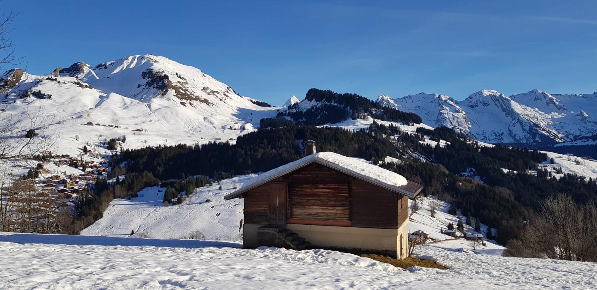 Appartement Cosy Face Aux Aravis Le Grand-Bornand Exteriér fotografie