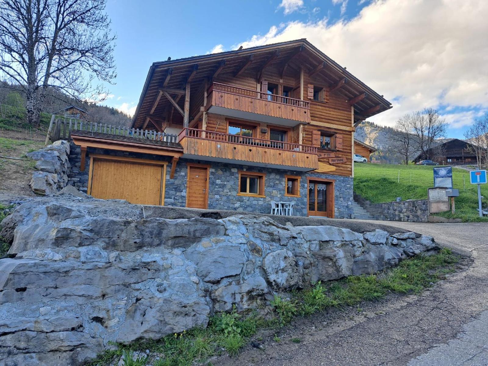 Appartement Cosy Face Aux Aravis Le Grand-Bornand Exteriér fotografie